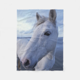 Camargue-Pferd Fleecedecke