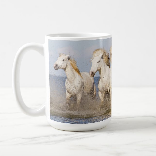 Camargue Pferde Kaffeetasse (Links)
