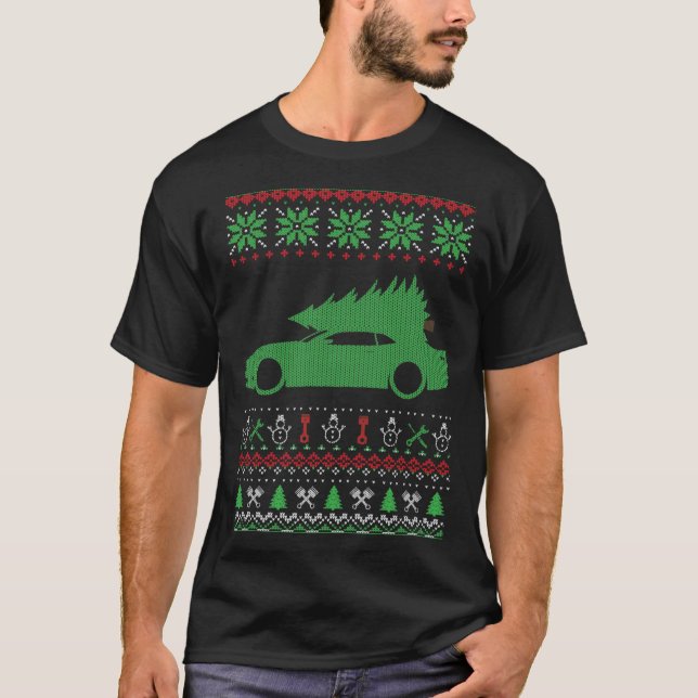 Camaro 2010 Christmas Ugly Sweater XMAS   Camaro T T-Shirt (Vorderseite)