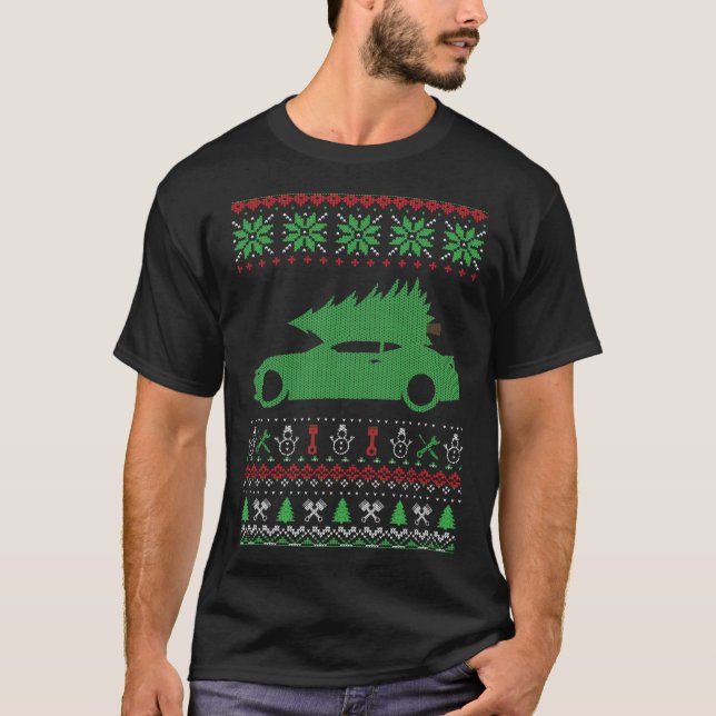 Camaro 2016 Christmas Ugly Sweater XMAS Camaro T T-Shirt (Vorderseite)