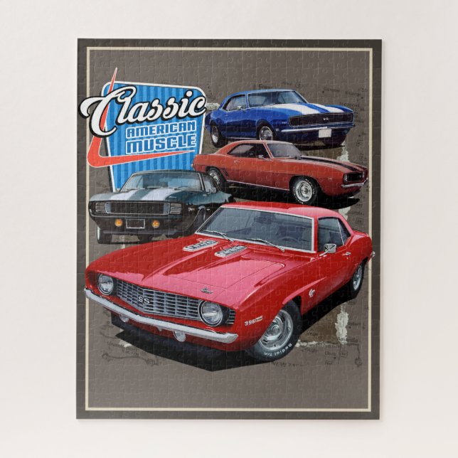 Camaro Car Group Jigsaw Puzzle (Vertikal)