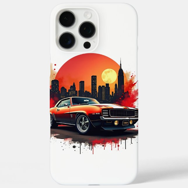Camaro City Skyline Case-Mate iPhone Hülle (Rückseite)