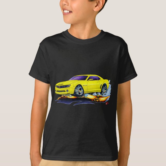 Camaro gelbes Auto 2010 T-Shirt (Vorderseite)