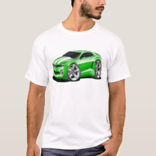 Camaro Grün-Weißes Auto 2010-11 T-Shirt