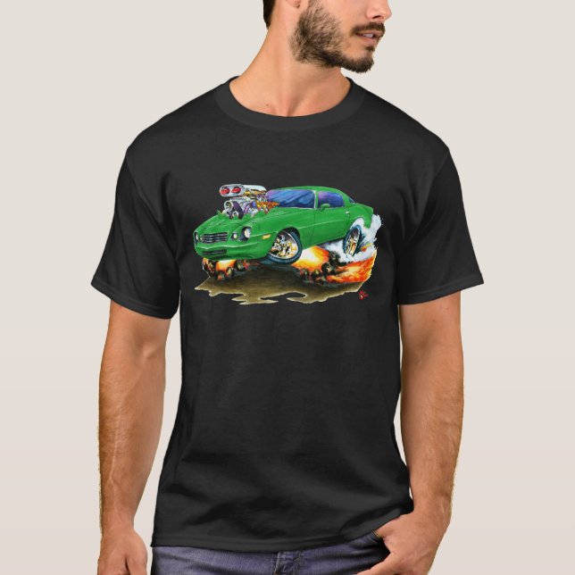 Camaro grünes Auto 1979-81 T-Shirt (Vorderseite)