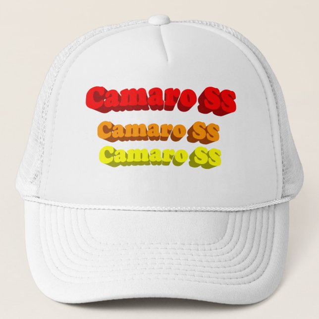 Camaro Hut SS Truckerkappe (Vorderseite)