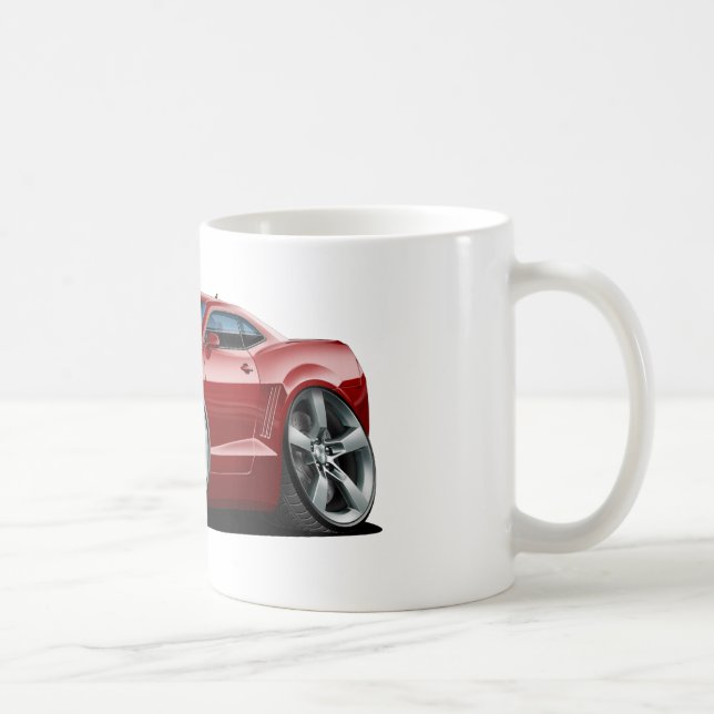 Camaro Kastanienbraun-Weißes Auto 2010-12 Tasse (Rechts)