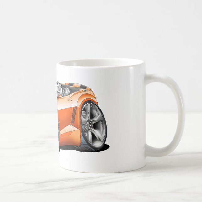 Camaro Orange-Schwarzes Kabriolett 2012 Tasse (Rechts)