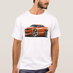 Camaro Orange-Weißes Auto 2010-12 T-Shirt