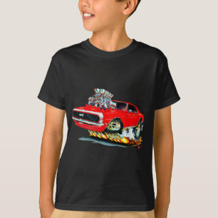 Camaro Rot-Weißes Auto 1968 T-Shirt