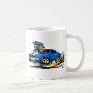 Camaro RS SS Blau-Weißes Auto 1969 Kaffeetasse