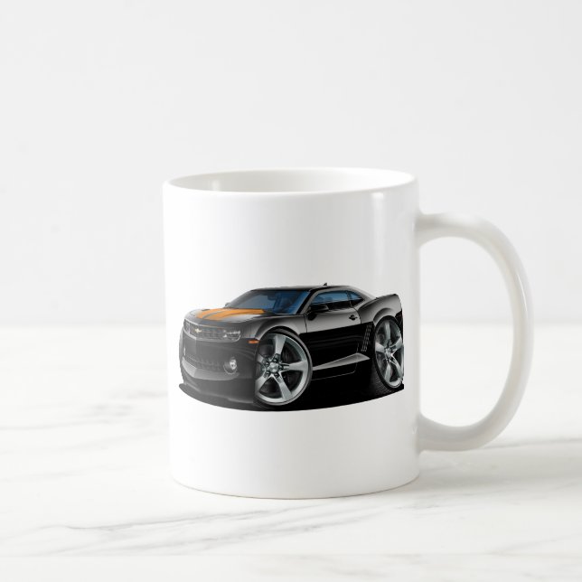 Camaro Schwarz-Orange Auto 2010-12 Tasse (Rechts)