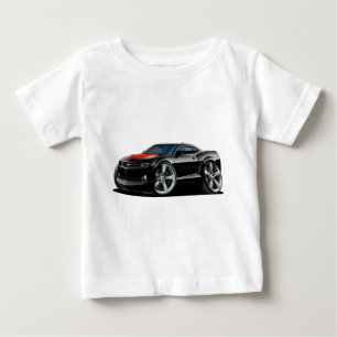Camaro Schwarz-Rotes Auto 2010-12 Baby T-shirt