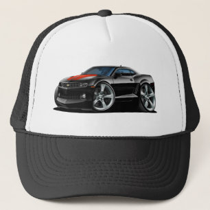 Camaro Schwarz-Rotes Auto 2010-12 Truckerkappe