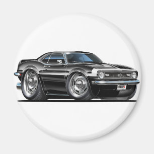 Camaro Schwarz-weißes Auto 1968 Magnet