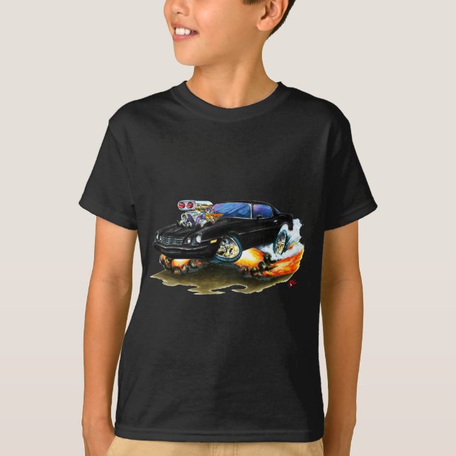Camaro schwarzes Auto 1979-81 T-Shirt (Vorderseite)