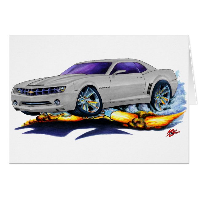 Camaro silbernes Auto 2010 (Vorderseite (Horizontal))