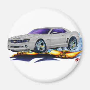 Camaro silbernes Auto 2010 Magnet