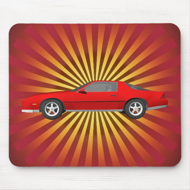 Camaro Sportwagen der 80er Jahre: Benutzerdefinier Mousepad (Vorne)