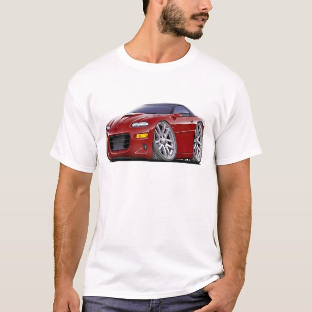 Camaro SS kastanienbraunes Auto 1998-03 T-Shirt (Vorderseite)