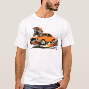 Camaro SS Orange-Weißes Auto 1969 T-Shirt