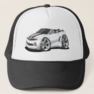 Camaro Weiß-Schwarzes Kabriolett 2012 Truckerkappe