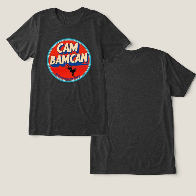 CamBamCan - Main Tri-Blend Shirt (Design Vorderseite & Rückseite)