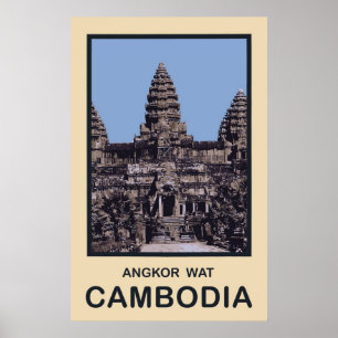 Cambodia Angkor Wat Poster