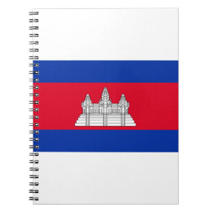 Cambodia Flag Notizblock