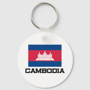 Cambodia Flag Schlüsselanhänger