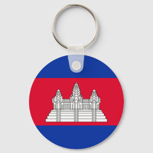 Cambodia Flag Schlüsselanhänger