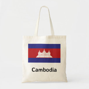 Cambodia Flag Tragetasche