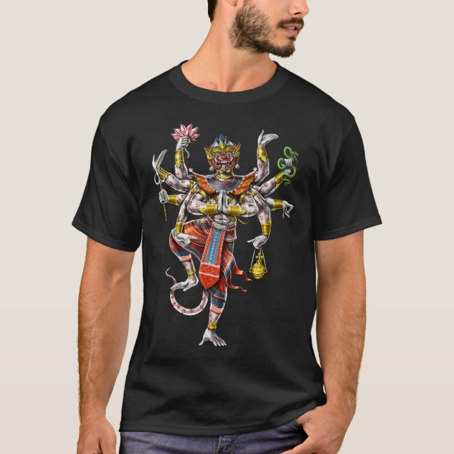 Cambodian Khmer Hanuman T-Shirt (Vorderseite)