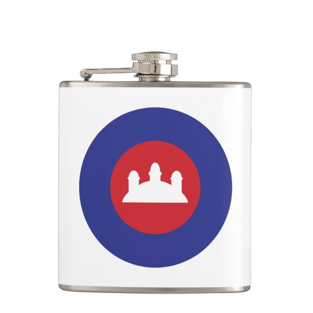 Cambodian Roundel Flachmann (Vorderseite)