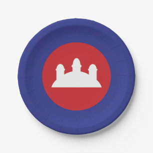 Cambodian Roundel Pappteller