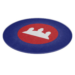 Cambodian Roundel Schneidebrett