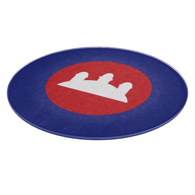 Cambodian Roundel Schneidebrett (Ecke)