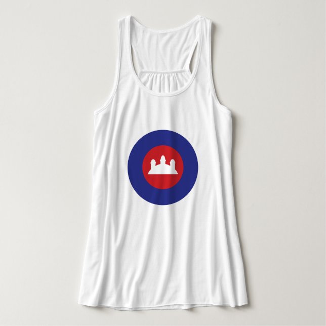 Cambodian Roundel Tank Top (Design Vorderseite)