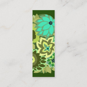 CAMBRIA in den grünen Abstufungen Mini Visitenkarte