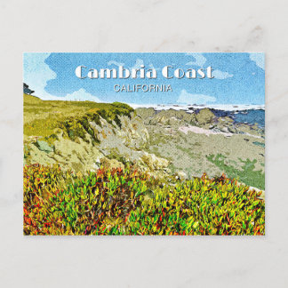 Cambria-Küste Postkarte