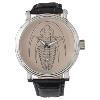 Cambrian trilobite Fallotaspis longa Armbanduhr