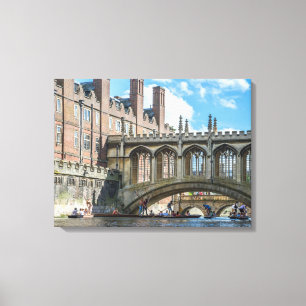 Cambridge Bridge of Sights View Leinwand