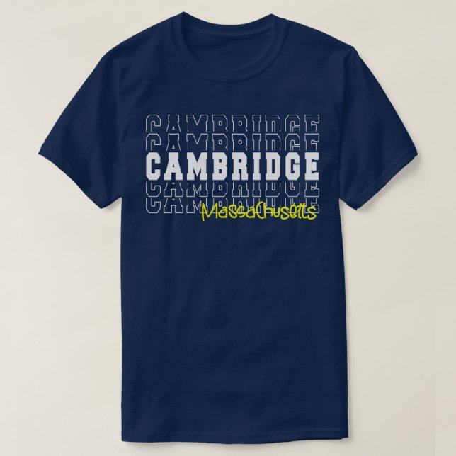 Cambridge city Massachusetts Cambridge MA T-Shirt (Design vorne)