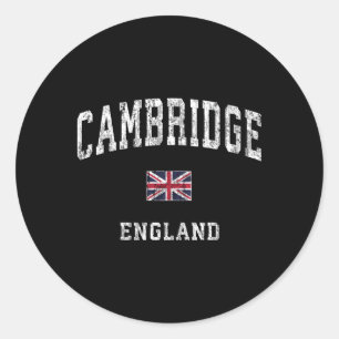 Cambridge England Athletic Sports Runder Aufkleber