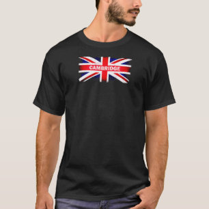 Cambridge Landkreis England UK Britische Flagge Ra T-Shirt