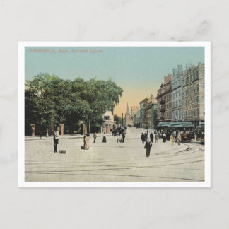 Cambridge MA, Harvard Square, 1910 Postkarte
