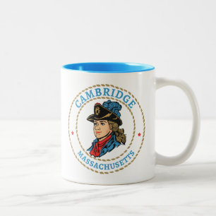 Cambridge Massachusetts Colonial Zweifarbige Tasse