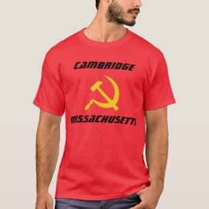 Cambridge, Massachusetts Hammer und Sickle Kommuni T-Shirt