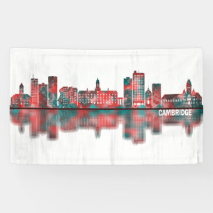 Cambridge Massachusetts Skyline Banner