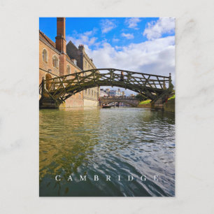Cambridge Mathematical Bridge View Postcard Postkarte
